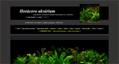 Desktop Screenshot of horacovoakvarium.cz